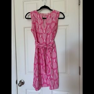 Pink Summer Dress by Kayce Hughes